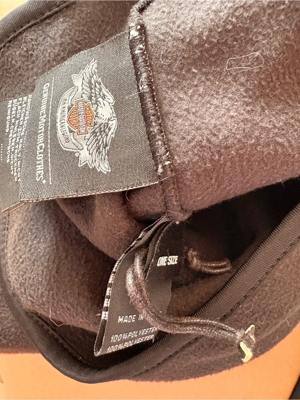 Harley-Davidson Embroidered Fleece Neck Gaiter – Black